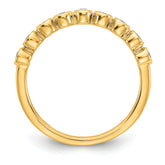 14k 1/5 carat Lab Grown Diamond VS/SI+ G+ Complete Fashion Band